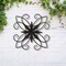 Set of 2 20"L Traditional Clematis Pattern Iron Scroll Outdoor Wall Decor